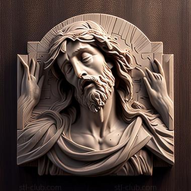 3D model st jesus (STL)